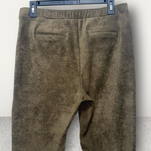 Kobi Halperin Women's Ankle- Length Trousers Size M Brown Stretchy and Velvety. - Picture 3 of 9